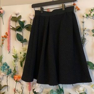 Aniina Black, pleated, skater skirt